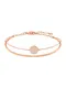 Swarovski Náramek 'Ginger'  růžově zlatá / průhledná