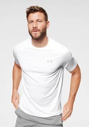 Under Armour Poloshirt UA TECH 2.0 SS TEE grau/weiß