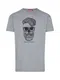 Derbe Shirt ''''Hipster'''' grau / schwarz