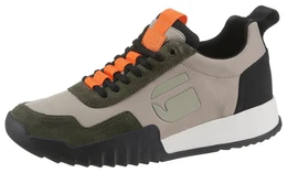 Sneaker anthrazit / oliv / orange