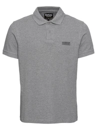 Barbour International Poloshirt grau
