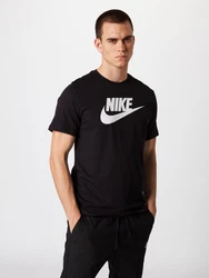Nike Sportswear T-Shirt 'Icon Futura' schwarz/weiß