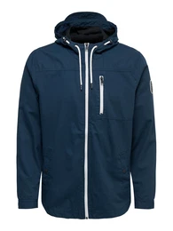 Jacke weiß / dunkelblau