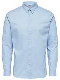 SELECTED HOMME Hemd hellblau / weiß