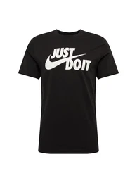 T-Shirt ''''Just Do It'''' weiß / schwarz