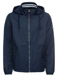 Jacke dunkelblau / weiß