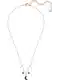 Swarovski Verižica ''''Duo Moon 5429737''''  črna / bela / rožnato zlata
