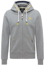 Jacke gelb / graumeliert