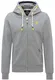 Schmuddelwedda Jacke gelb / graumeliert