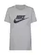 Nike Sportswear Tričko 'Futura'  šedý melír / černá