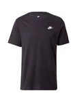 Nike Sportswear T-Shirt 'Club' schwarz/weiß