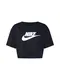 Nike Sportswear Tričko  černá / bílá