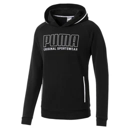 Hoodie ''''Athletics'''' schwarz / weiß