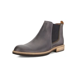 Stiefel dunkelgrau / schwarzmeliert