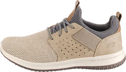 Skechers Classic Fit Delson Camden Sneaker hellbeige/taupe/silbergrau