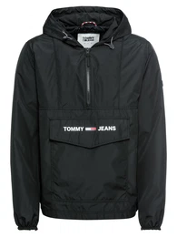 Jacke ''''JM Solid Popover'''' schwarz / weiß