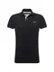 HOLLISTER Shirt NA REG CORE SOLID POLO 8CC schwarz