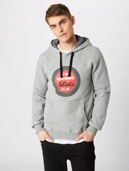 Derbe Sweatshirt Surround Basic Kippes Basic grau/rot
