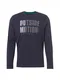 TOM TAILOR T-Shirt royalblau / taubenblau / weiß