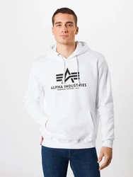 ALPHA INDUSTRIES Sweatshirt schwarz/offwhite