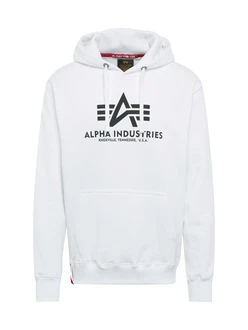 ALPHA INDUSTRIES Sweatshirt schwarz/offwhite