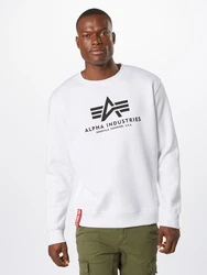 ALPHA INDUSTRIES Sweatshirt rot/schwarz/wei