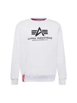 ALPHA INDUSTRIES Sweatshirt rot/schwarz/wei