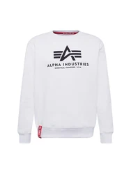 ALPHA INDUSTRIES Sweatshirt rot/schwarz/wei