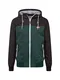 Iriedaily Jacke ''''Auf Deck'''' dunkelgrün / schwarz
