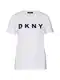 DKNY Majica 'FOUNDATION'  črna / bela