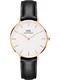 Daniel Wellington Analogové hodinky 'Classic Petite Sheffield DW00100174'  zlatá / černá / bílá