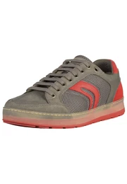 Sneaker greige / rot