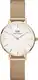 Daniel Wellington Analogni sat 'Petite Melrose RG White'  rozo zlatna