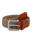 JACK & JONES Gürtel 'JACSPRING' rostbraun/hellbraun