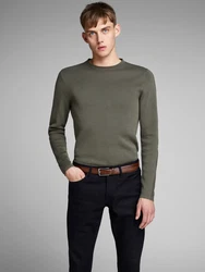 JACK & JONES Gürtel 'Christopher' kastanienbraun