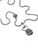 DIESEL Kette ''''Single Pendant'''' pastellblau / silbergrau