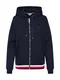 TOMMY HILFIGER Mikina  tmavě modrá / červená / bílá