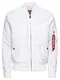 ALPHA INDUSTRIES Prehodna jakna ''''MA-1 TT''''  bela