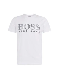 BOSS Casual Shirt grau / weiß