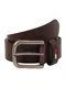 Tommy Jeans Gürtel ''''TJM RUBBER FLAG LOOP BELT 4.0'''' dunkelbraun
