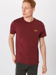 ALPHA INDUSTRIES T-Shirt curry/feuerrot