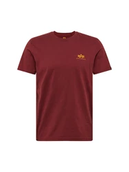 ALPHA INDUSTRIES T-Shirt curry/feuerrot