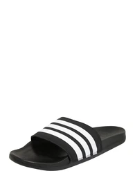 Pantolette ''''ADILETTE COMFORT'''' schwarz / weiß