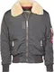 ALPHA INDUSTRIES Bomberjacke ''''Injector III'''' dunkelgrau