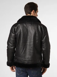 Alpha Industries Jacke 'B3 FL' schwarz