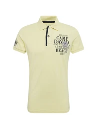 CAMP DAVID Poloshirt schwarz / gelb