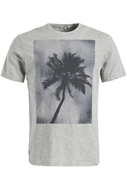T-Shirt ''''Uslo Palm'''' grau