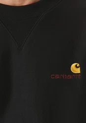Carhartt WIP Sweatshirt American Script schwarz