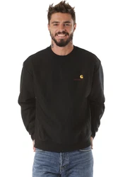 Carhartt WIP Sweatshirt American Script schwarz