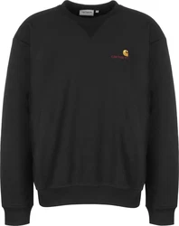 Carhartt WIP Sweatshirt American Script schwarz